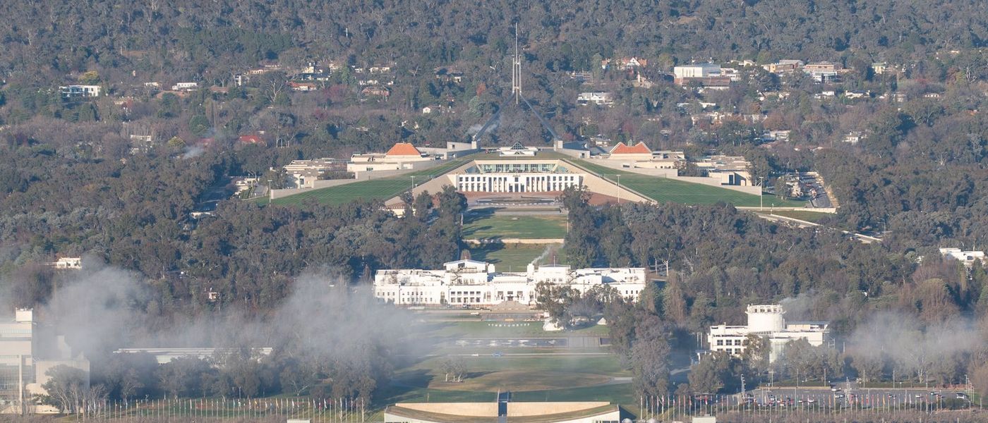 Canberra: khu Nhà Quốc hội và hồ Burley Griffin